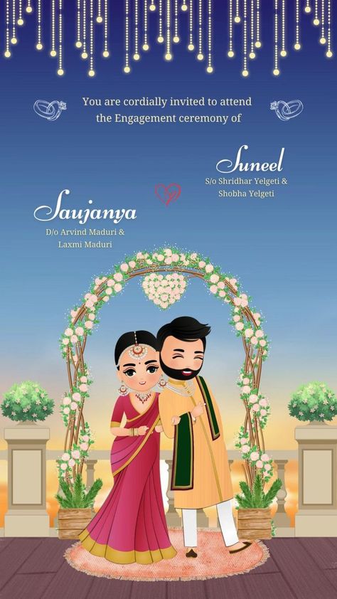 Engagement Invitation Cards Indian, Engagement Invitation Video, Creative Engagement Announcement, Engagement Invitation Card Design, Indian Invitation Cards, Digital Wedding Invitations Design, Indian Wedding Invitation Card Design, Engagement Invitation Cards, Engagement Videos