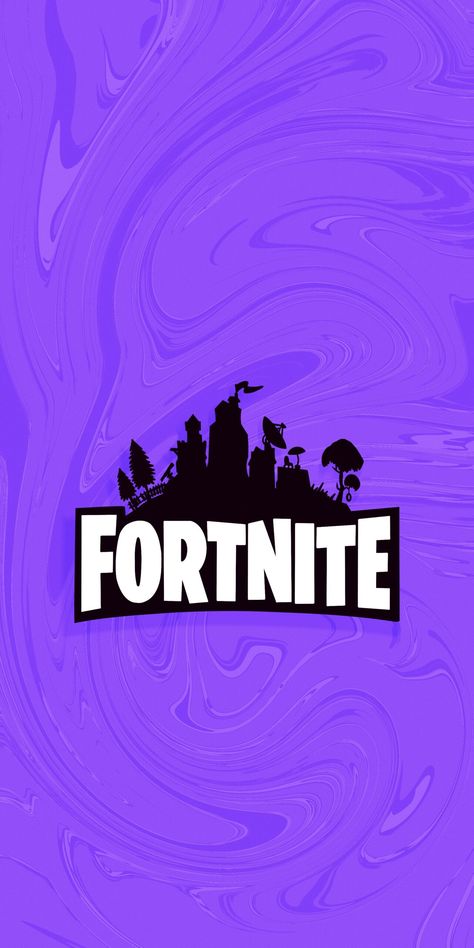 Fortnite Logo Purple Wallpapers Fortnight Skins, Fortnite Logo, Minecraft Party Decorations, Purple Wallpapers, Logo Purple, Birthday Party Treats, Goku Wallpaper, Gaming Logo, Minecraft Party