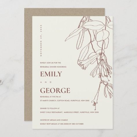 Line Drawing Floral, Flora Bridal, Drawing Floral, Blush Cream, Bridal Shower Cards, Floral Bridal Shower Invitations, Floral Collection, Rehearsal Dinner Invitations, Couple Shower