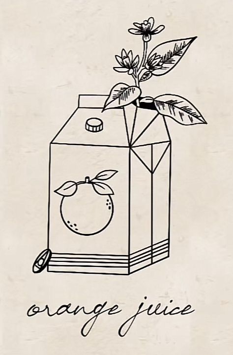 Folk Music Tattoo, Crunchy Tattoo Ideas, Orange Juice Carton Tattoo, Noah Kahan Orange Juice Tattoo, Orange Juice Noah Kahan Tattoo, Orange Juice Tattoo Noah Kahan, Noah Kahan Painting, Noah Kahan Drawing, Stick Season Noah Kahan Tattoo