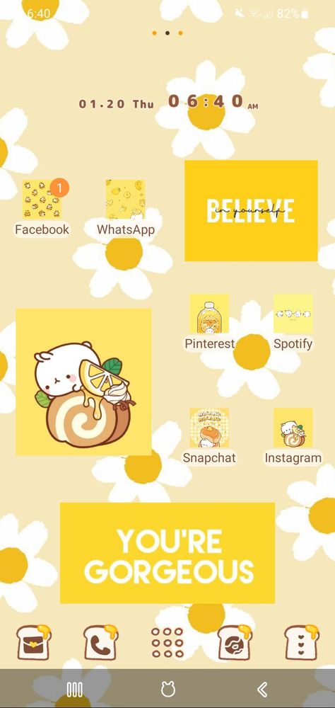 Wallpaper Tema Lemonee Life, Snapchat, Map, Instagram