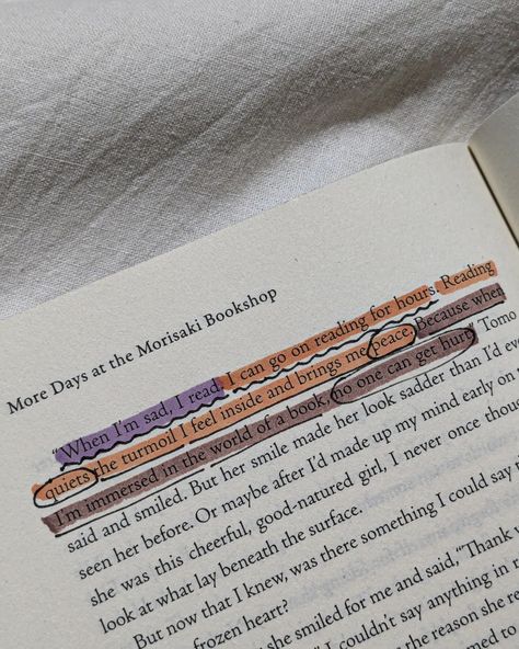 💬 What type of book is your favorite to curl up with when you just need a bit of comfort and calm? Imagine walking into a little bookstore tucked away on a quiet street, where the air is thick with the scent of old paper and stories waiting to be discovered. That’s the feeling Days at the Morisaki Bookshop and More Days at the Morisaki Bookshop give you. They’re not about anything crazy happening, they’re about life in its simplest, most beautiful form.❤️‍🩹 Takako, the main character, start... Days At The Morisaki Bookstore, Days At Morisaki Bookshop, Book Lines, Book Annotations, Quotes Books, Unread Books, Book Annotation, Types Of Books, Beneath The Surface