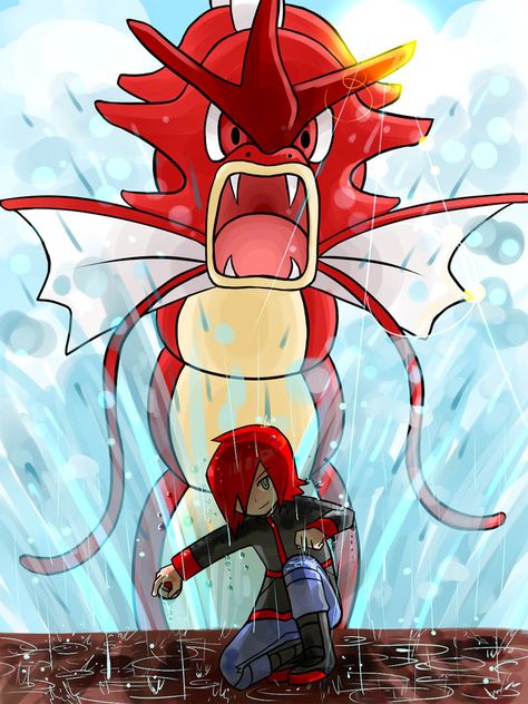 Gyarados Art, Red Gyarados, Shiny Gyarados, Pokemon Gyarados, Pokemon Heart Gold, Pokémon Trainers, Pokemon Wallpaper, Flash Tattoos, Cute Pokemon Wallpaper