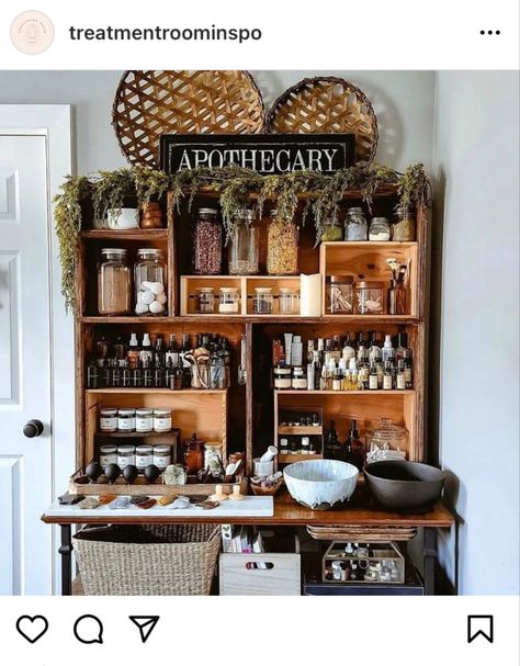 Apothecary Pantry, Witchy Kitchen, Apothecary Decor, Kitchen Countertop Decor, Witch Cottage, Countertop Decor, Living Vintage, Kitchen Counter Decor, Counter Decor