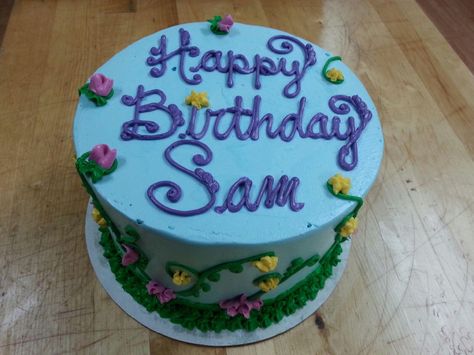 Happy birthday, Sam! Happy Birthday Corey, Sam Name, Happy Birthday Sam, Red Birthday Cakes, Nursing Cake, Cake Images, Happy Birthday Cakes, Holiday Activities, Art Sketchbook