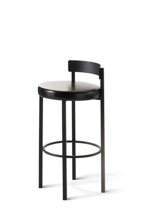 Amisco Zoe Stationary Stool for Modern Kitchens Bar Stool Height Guide, Stool Cushion, Modern Stools, Bar Height Stools, Durable Furniture, Black Bar Stools, Stools With Backs, Dining Chair Design, Swivel Stool