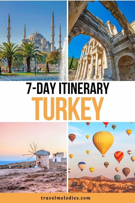 Ultimate 7 Day Turkey Itinerary for the First-Timers Turkey Road Trip, Turkey Coast, Turkey Itinerary, Turkey Trip, Turkey Vacation, Turkey Travel Guide, European Trip, Road Trip Map, Travel Turkey