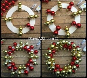 How to Make an Ornament Wreath Ornament Wreath Diy, Make An Ornament, Ribbon Wreath Christmas, Diy Christmas Wreaths Ideas, Christmas Wreaths Ideas, Christmas Wreaths Diy Easy, Diy Christmas Wreaths, Wreaths Ideas, Dollar Store Christmas