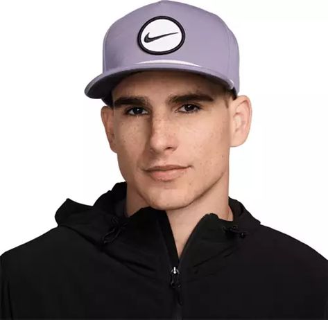 Fit & Design: Structured max-depth crown sits higher on your head for a classic baseball look Sweat-wicking material helps keep you dry through your routine Woven twill fabric is lightweight and durable Snapback closure lets you easily adjust the fit Technology: Nike Dri-FIT technology moves sweat away from your skin for quicker evaporation, helping you stay dry and comfortable Additional Details: Machine wash Nike Golf Hat, Golf Hat, Golf Hats, Nike Golf, Twill Fabric, Nike Dri Fit, Product Reviews, Dri Fit, Nike Men