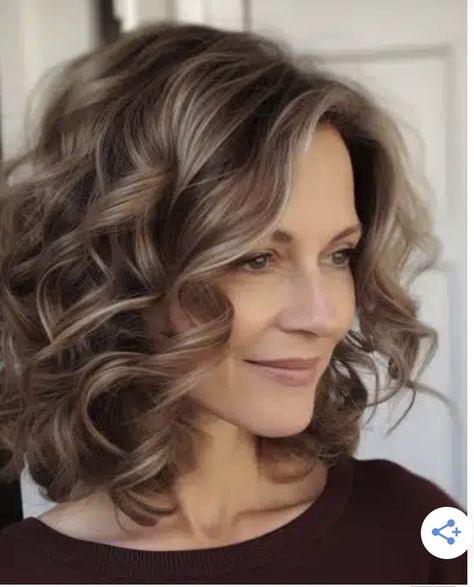 Thick Medium Length Haircut, Mid Length Hairstyles For Women Over 50, Soft Curls For Medium Hair, Medium Haircut, 2024 Hairstyles, Medium Hair Styles For Women, Layered Haircuts For Medium Hair, Medium Bob, Mother Of The Bride Hair