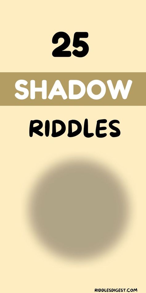 Unlock the mystery with our thrilling collection of 25+ Shadow Riddles! Perfect for puzzle lovers and thinkers alike, these riddles will challenge your perception and sharpen your wit. Explore clever twists and surprising solutions that'll keep you guessing. Don't miss out, visit our blog for more riddles that play with light and dark! Light And Darkness, The Unexpected, Riddles