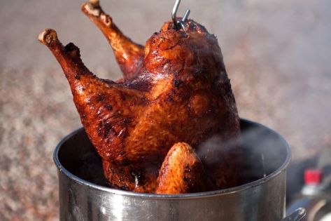 Deep Fried Turkey Recipes, Deep Fryer Recipes, Best Deep Fryer, Fried Turkey Recipes, Cajun Turkey, Deep Fried Turkey, Turkey Fryer, Frozen Turkey, Texas Monthly