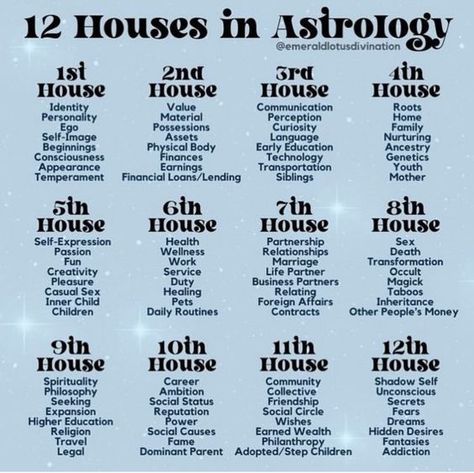 Houses In Astrology, Kartu Tarot, Astrology Poster, Astrology Houses, Astrology Meaning, Astrology Planets, Witch Spirituality, Spiritual Journals, Birth Chart Astrology