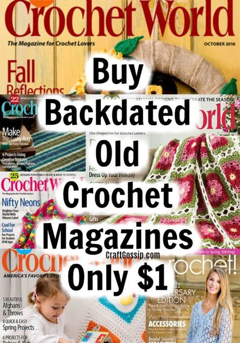 Crochet World Magazine, Crocheted Items, Crochet Fall, Crochet Magazine, Holiday Crochet, Knitting Magazine, Crochet World, Crochet Books, Woman’s Day