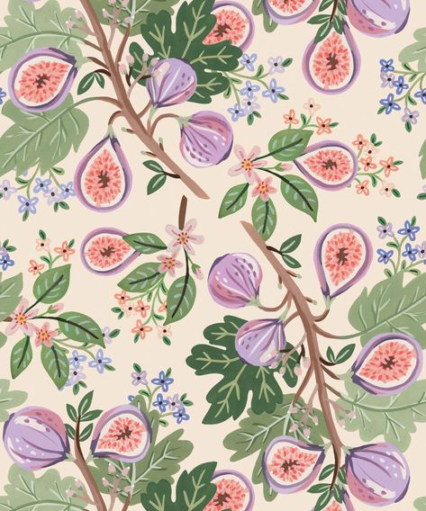 Figs Wallpaper, Fig Illustration, Creation Art, Posca Art, Wallpaper Pattern, Pattern Library, Free Wallpaper, Of Wallpaper, Letterpress