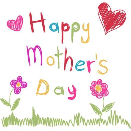 Crayoned Creation - Mother's Day Card (Free) | Greetings Island Morhers Day, Mothers Day Card Template, Happy Mothers Day Images, Mothers Day Images, Mother Day Wishes, Happy Mother's Day Card, Mother's Day Diy, Mother's Day Card, Day Wishes