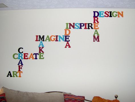 Could something similar be done with our names... Art Room Doors, Art Room Posters, Art Bulletin Boards, Word Wall Decor, Classe D'art, Art Classroom Decor, School Wall Art, School Murals, School Displays