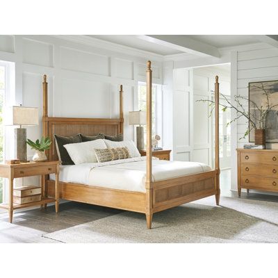 Modern four poster bed