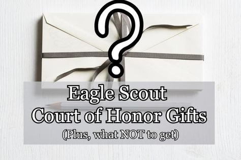 Eagle Scout Court of Honor Gifts in 2021 (Plus, what NOT to get) Eagle Court Of Honor, Eagle Scout Gifts, Eagle Scout Court Of Honor, Boy Scouts Merit Badges, Eagle Scout Ceremony, Court Of Honor, Eagle Scouts, College Supplies, Food Gift Cards