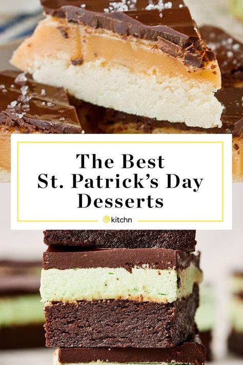 St Patrick's Desserts, St Patricks Desserts, Tandy Cake, Chewy Toffee, Chocolate Guinness Cake, Diy Holiday Ideas, Guinness Cake, Irish Cooking, Popcorn Treats