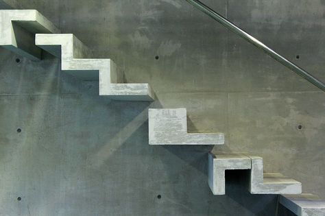 Staircase Architecture, Stair Design Architecture, Staircase Interior Design, Concrete Staircase, Staircase Design Modern, Stairs Design Interior, Interior Staircase, Stairs Architecture, Stairs Design Modern