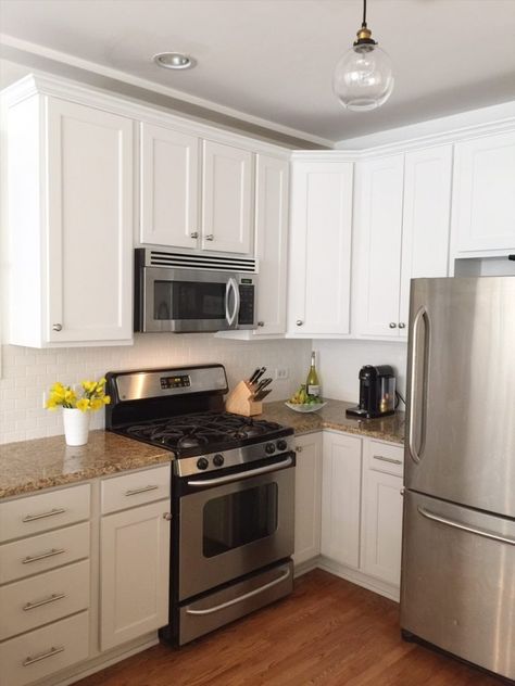 Kitchen Cabinet Refacing Review- Why We Chose It for Our Home - Kaitlin Madden Home Blogger Different Cabinet Styles, Ivory Kitchen Cabinets, Repainting Cabinets, Cream Colored Cabinets, Repainting Kitchen Cabinets, Kitchen Cabinet Refacing, Beige Wall Colors, Color Walls, Cream Kitchen Cabinets