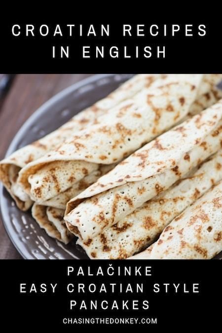 Palacinke Recipe, Walnut Rolls, Croation Recipes, Croatia Food, Croatian Cuisine, Bosnian Recipes, Crepes And Waffles, Best Cakes, Serbian Recipes