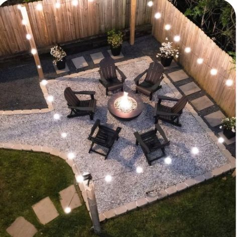 Fire Pit Outdoor, Diy Backyard Patio, Backyard Renovations, Patio Inspiration, Gas Fire Pit, Backyard Remodel, Backyard Paradise, Diy Backyard Landscaping, Backyard Inspiration