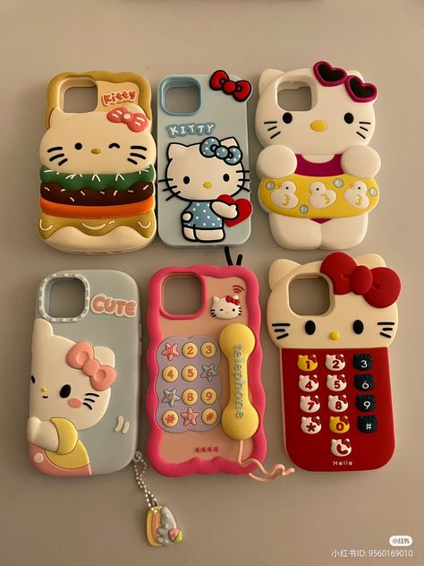 Hello Kitty Phone, Hello Kitty Phone Case, Kitty Clothes, Hello Kitty Clothes, Hello Kitty Aesthetic, Hello Kitty Accessories, Kawaii Phone Case, Hello Kit, Pretty Iphone Cases