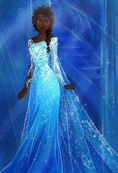 What Frozen's Anna and Elsa would look like if they were black (PHOTOS) Art Black Love, Frozen Fan Art, Frozen Characters, Afrikaanse Kunst, Black Princess, Queen Elsa, Black Artwork, Black Cartoon, Black Love Art