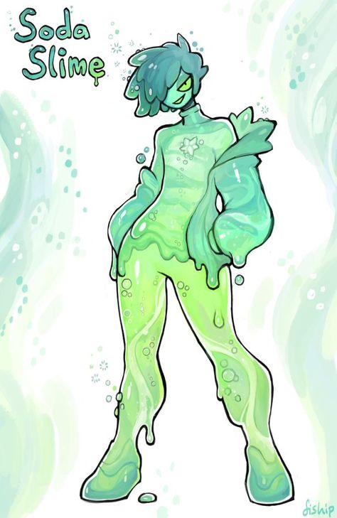 Slime Person, Slimes Boy, Slime Girl, Borderlands Art, Slimes Girl, Monster Girls, Alien Character, Dragon Knight, Monster Concept Art