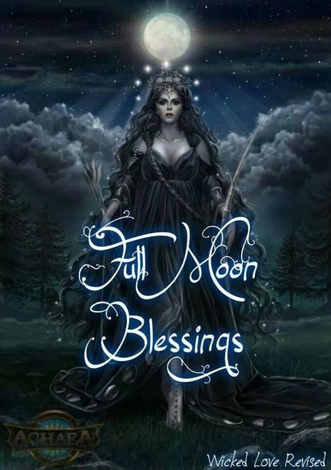 Full moon blessings-Full moon t'nite!! Full Moon Blessings, Friday Blessings, Wiccan Witch, Love Moon, Blessed Be, Triple Goddess, Season Of The Witch, Witchy Woman, Moon Magic