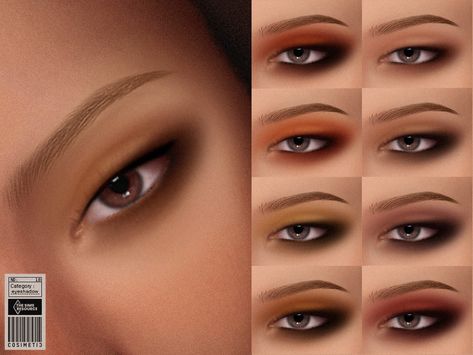 Ts4 Eyeshadow, Sims4 Makeup Cc, Ts4 Cc Skin Details, Ts4 Makeup Cc, Sims Makeup Cc, Ts4 Cc Makeup, Ts4 Cc Skin, Sims4 Cc Skin Details, Cosimetic's Sims 4