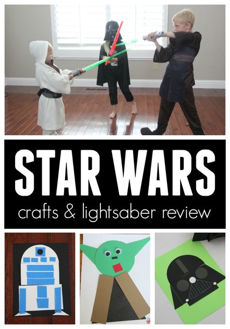 Toddler Approved!: Star Wars Shape Crafts and Lightsaber Review Star Wars Activities For Kids, Moon Dough, Star Wars Activities, Happy Star Wars Day, Star Wars Crafts, Quiet Play, Star Wars Day, May The 4th, May The 4th Be With You