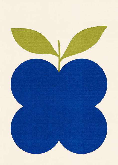 Affordable art prints and frames by our favourite designers, artists and photographers from around the world. PAPER COLLECTIVE | Based in Copenhagen Paper Collective, Enzo Mari, Fruit Icons, Apple Prints, Fruit Illustration, Fruit Print, Visual Artwork, Deep Blue, Graphic Illustration