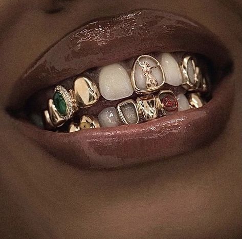 black everything on Twitter | Teeth jewelry, Gold teeth grills, Grillz Africa Grillz Teeth, Small Grills Teeth, Teeth Grills For Women, Grills For Women Teeth, Girly Grillz, Grillz Teeth Men, Grillz Aesthetic, Grill Teeth, Gold Teeth Grills