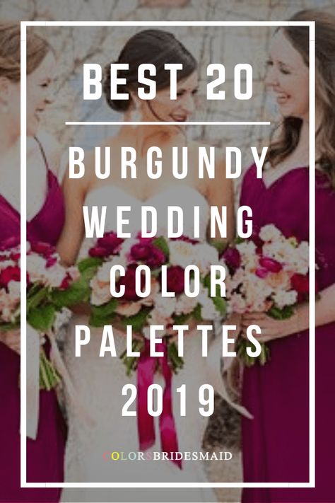 Burgundy is a classic wedding color and it has been used widely in weddings at all 4 seasons. No matter it is a main wedding color, or just an accent color in wedding color, burgundy isn't going away anytime soon. It can be combine with other colors to make your big day stand out! Here are 20 best burgundy wedding color palettes. Burgundy Grey Gold Wedding, Wedding Color Palette Burgundy, Color Combos 2023, Color Palette Burgundy, Blush Centerpieces, Blush Fall Wedding, Green Fall Weddings, Blue Fall Wedding, Burgundy Wedding Theme