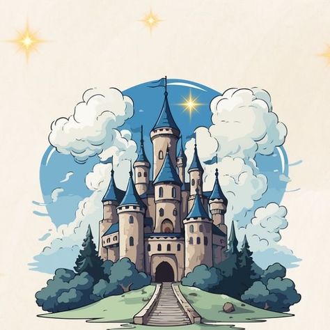 Palace Drawing, Disney Mural, Walt Disney, Art Inspo, Palace, Minecraft, Castle, Doodles, Mural