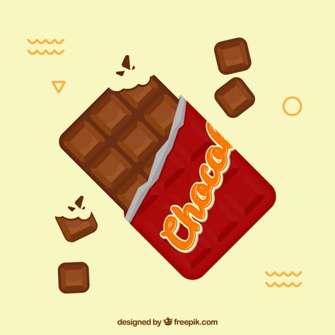 Chocolate Bar Painting, Chocolate Cartoon Cute, Chocolate Illustration Graphics, Pixel Chocolate, Chocolate Bar Drawing, Chocolate Bar Illustration, Chocolate Doodle, Cartoon Teeth, Chocolate Illustration