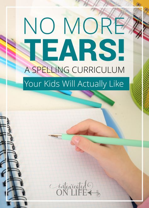 No More Tears - Spelling curriculum our kids actually LIKE!!!! WIN! #homeschool #homeschooling #homeschoolcurriculum Homeschool Spelling, Home Sweet Homeschool, Classical Homeschool, Spelling And Handwriting, Homeschool Routine, No More Tears, Grade Spelling, Learning Activities For Kids, Homeschooling Resources