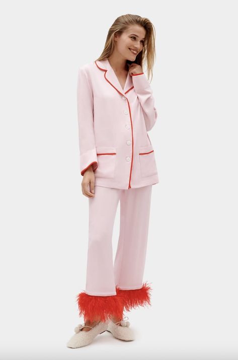 Pink Pijama, Elegant Pajamas, Party Pajamas, Silk Loungewear, Loungewear Dress, Office Wear Women, Shearling Slippers, Best Pajamas, Dresses Formal Elegant