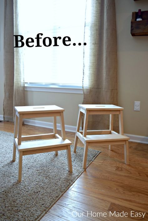 Bekvam Stool, Ikea Step Stool, Ikea Bekvam, Ikea Stool, Easy Ikea Hack, Diy Room Divider, Home Hall Design, Ikea Hack Ideas, Ikea Furniture Hacks