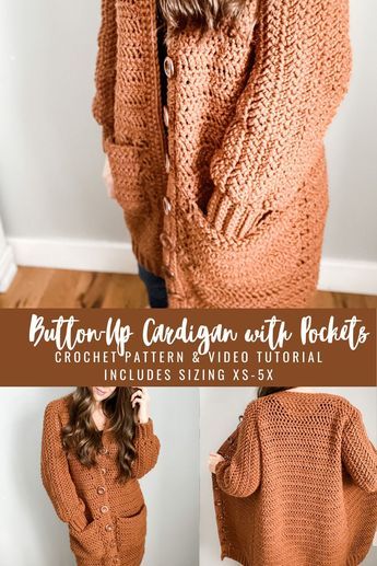 Modern Crochet Clothing Patterns, Crochet Cardagin, Bulky Cardigan Crochet Pattern, Crochet Patterns Sweaters & Cardigans, Crochet Fall Cardigan, Chunky Cardigan Crochet Pattern, Crochet Cropped Sweater Pattern Free, Weight 1 Yarn Crochet Patterns, Crochet Fashion Patterns Free