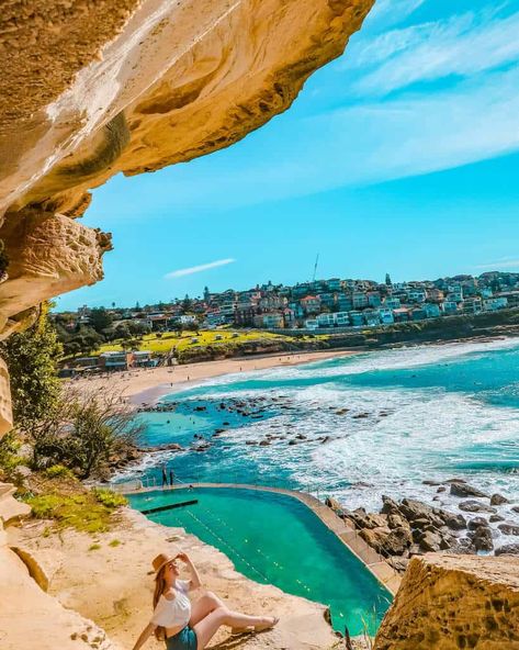 Bronte baths Sydney ocean pool Bronte Baths, Bondi Icebergs, Australia Pictures, Coogee Beach, Bronte Beach, Ocean Pool, Sydney Beaches, Manly Beach, Drone Footage