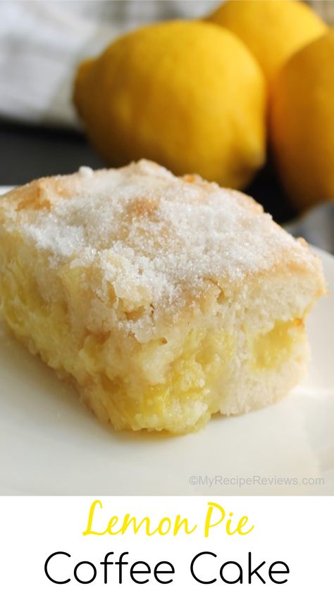 Lemon Pie Filling, Cake Mug, Lemon Dessert Recipes, Breakfast Sweets, Coffee Cake Recipes, A Piece Of Cake, Lemon Pie, Homemade Pie, Lemon Desserts