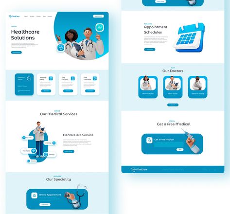 Design Ui, Design Web, User Experience, Freelancing Jobs, Ui Design, Landing Page, Health Care, Web Design, Graphic Design