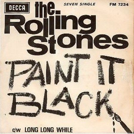 The Rolling Stones – “Paint, It Black” | Don't Forget The Songs 365 The Rolling Stones Poster, The Roling Stones, Rolling Stones Album Covers, Rolling Stones Albums, Rolling Stones Poster, Paint It Black, Charlie Watts, Rock N’roll, Record Sleeves