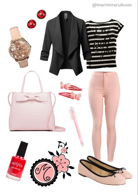 Marinette Inspired Outfit, Marinette Outfits Inspiration, Marinette Outfit, Miraculous Quotes, Miraculous Aesthetic, Movie Inspired Outfits, Disney Bound Outfits, Marinette And Adrien, Tinker Bell