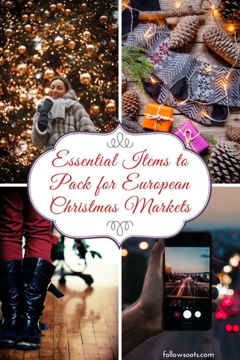 Not only are European Christmas Markets wonderful, but they are tremendously fun too! If you are planning a trip to... The post Essential Items You Should Pack for European Christmas Markets appeared first on . Best European Christmas Markets, List For Christmas, Festive Snacks, European Christmas Markets, Cheap Christmas Trees, Travel Phrases, German Phrases, European Christmas, Best Christmas Markets