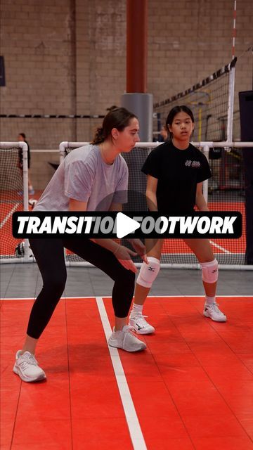 VIBE Volleyball Lab on Instagram: "Transition Footwork 🤔  For many hitters, hitting in transition can be confusing, but knowing the 4-step footwork trick can help make things much easier 😌  As Coach Nicole puts it, the 4-step footwork is:  Right foot first and stepping open to the court ✅  Left foot Crossing over your right ✅  Right foot stepping open to the court ✅  Left foot ending behind your right ✅  It’s as simple as right-left-right-left 😉  this trick helps you get outside the court and in the best position to approach the ball 🔥  🎥: @jameson_mckibbin   #volleyballballtraining #volleyball #privatelessons #performacnetraining #offcourttraining #athlete #vibetribe  #lavolleyball #youthvolleyball #southbayvolleyball  #volleyballtraining #elsegundo #vball #vibetribe" Volleyball Court Positions, Instagram Transition, Volleyball Positions, Youth Volleyball, Volleyball Training, Vibe Tribe, South Bay, Make Things, Get Outside